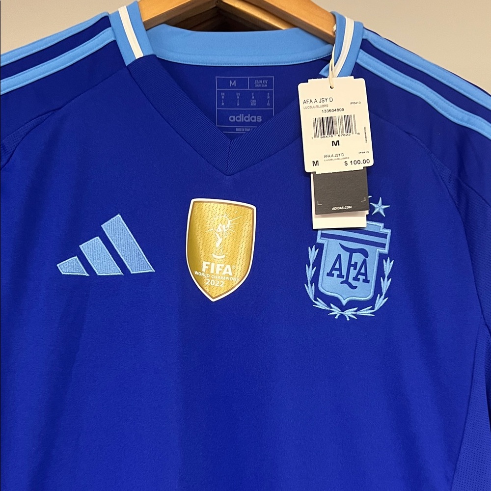 Adidas official Argentina jersey blue